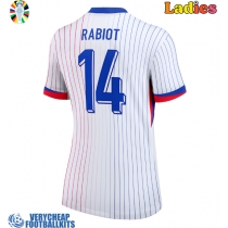 France Adrien Rabiot #14 Replica Away Shirt Ladies Euro 2024 Short Sleeve